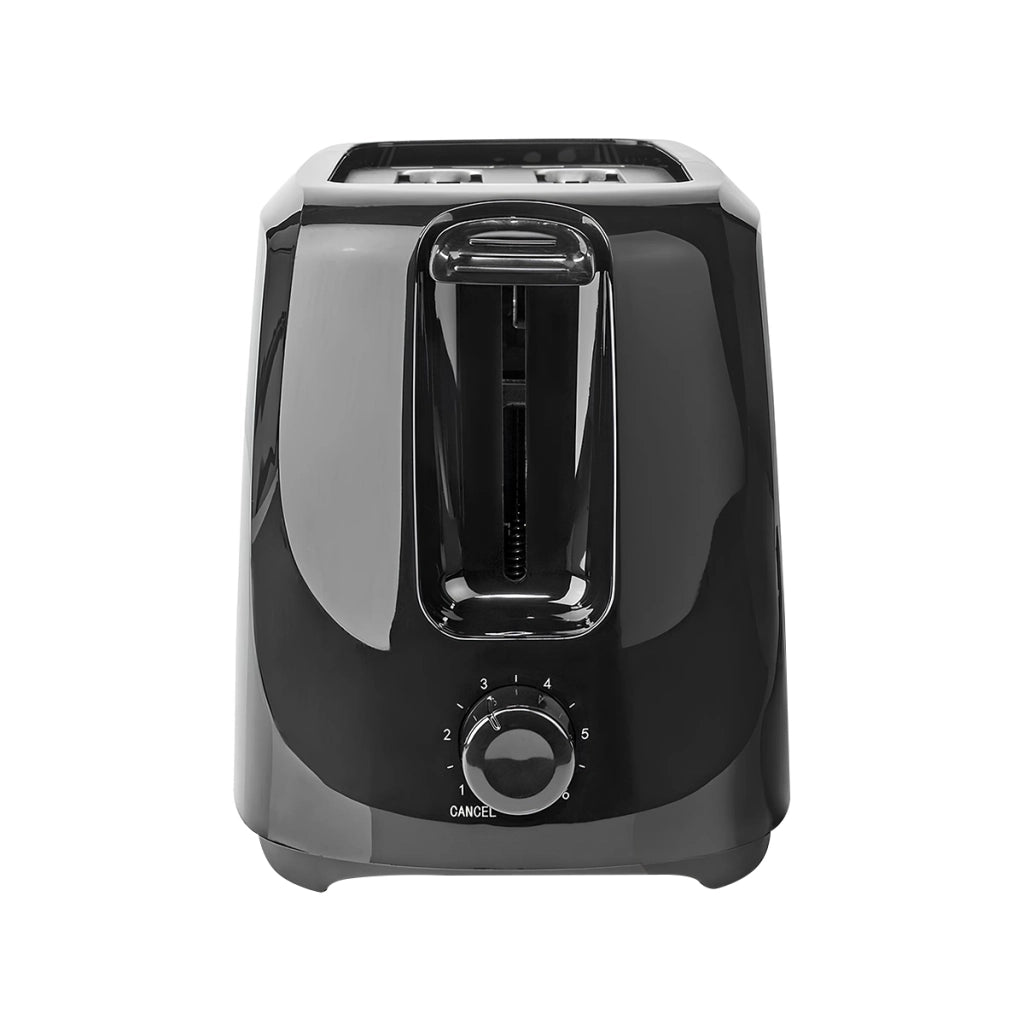 Tostapane 2 Fessure 700W 6 Livelli di Doratura e Vassoio Raccoglibriciole Rimovibile Nero MELISSA