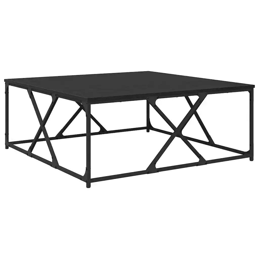 Tavolino da salotto Rovere Nero 100 x 100 x 40 cm