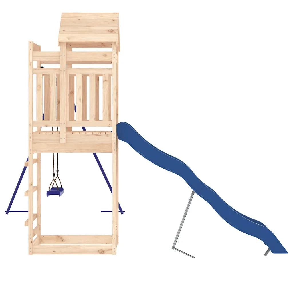Set da Gioco da Esterno in Legno Massello di Pino CFW5061221