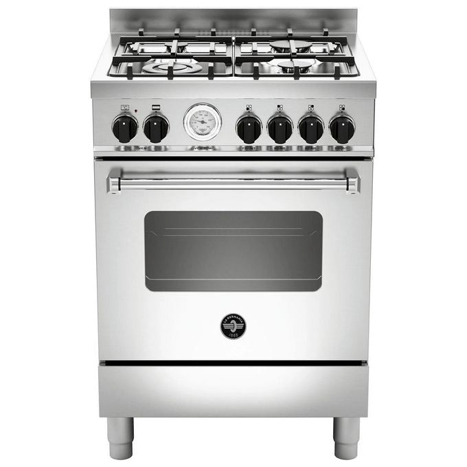 Bertazzoni La Germania Americana AMN664EXT cucina Elettrico Gas Acciaio inox A
