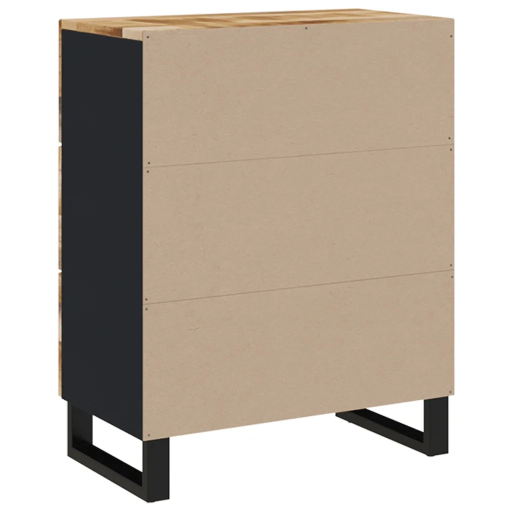 Credenza 60x33x75 cm in Legno Massello di Mango 345229