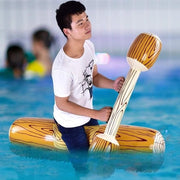 Difensore di immersione in legno - sport acquatici e nuoto - blocco galleggiante gonfiabile.