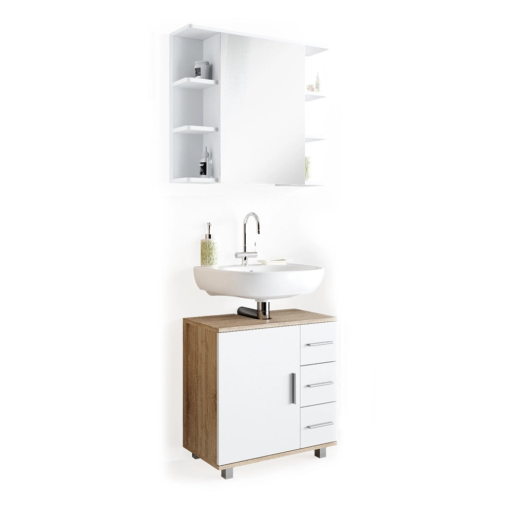 Vicco Set mobili bagno Sonoma 2 parti
