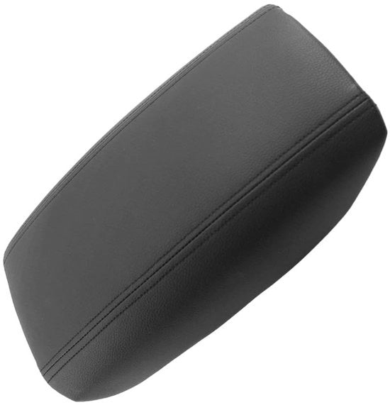 Copricuscino di protezione per console centrale - Copertura per braccio del sedile - Pelle - Nero - Adatto per V0l-V0 S80 1999-2006 - Copricuscino per console