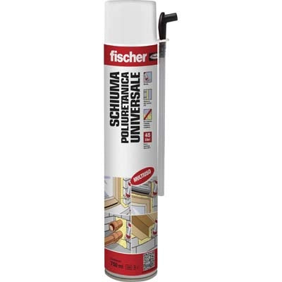 SCHIUMA POLIURETANICA UNIVERSALE FISCHER - MANUALE ML 750- 12 pezzi