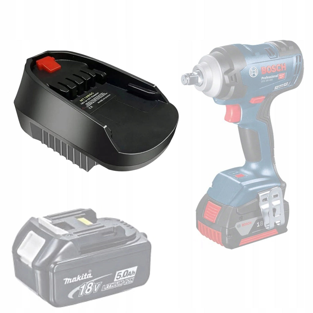 Adattatore Batteria Makita 18V per Bosch – Compatibile con Utensili Bosch 18V C Series Green | Alta Qualita e Durata