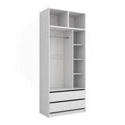 Armadio Elmo Bianco 50 x 40 cm Set di 3 Vicco