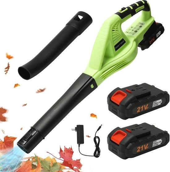 Bladblazer 21V - 2-in-1, Batteria e Caricabatteria, 150 mph Velocità del Vento per Prati e Neve