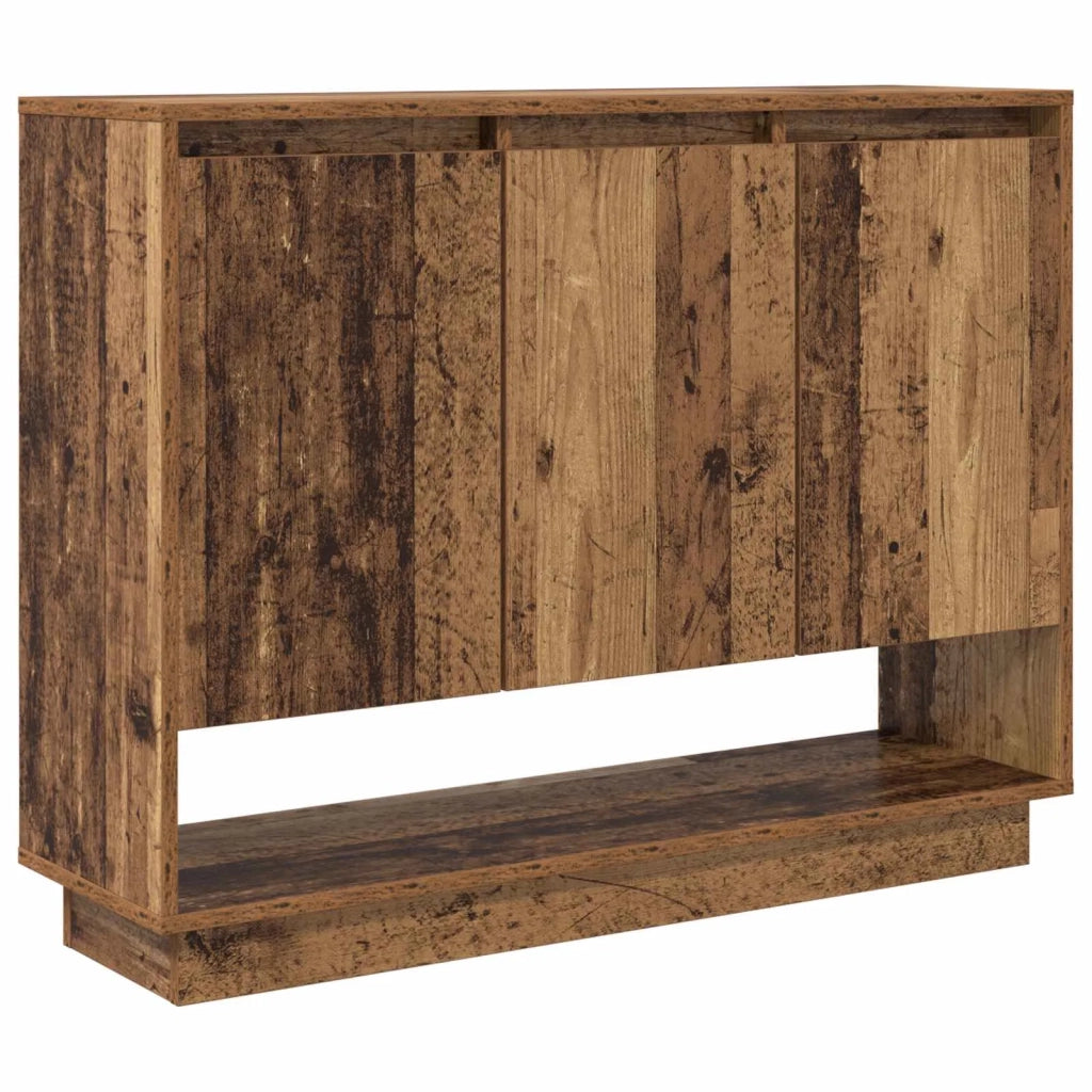 Credenza | Madia | Buffet da pranzo | Armadio da pranzo Legno vecchio 97 x 29 x 75 cm Legno multistrato