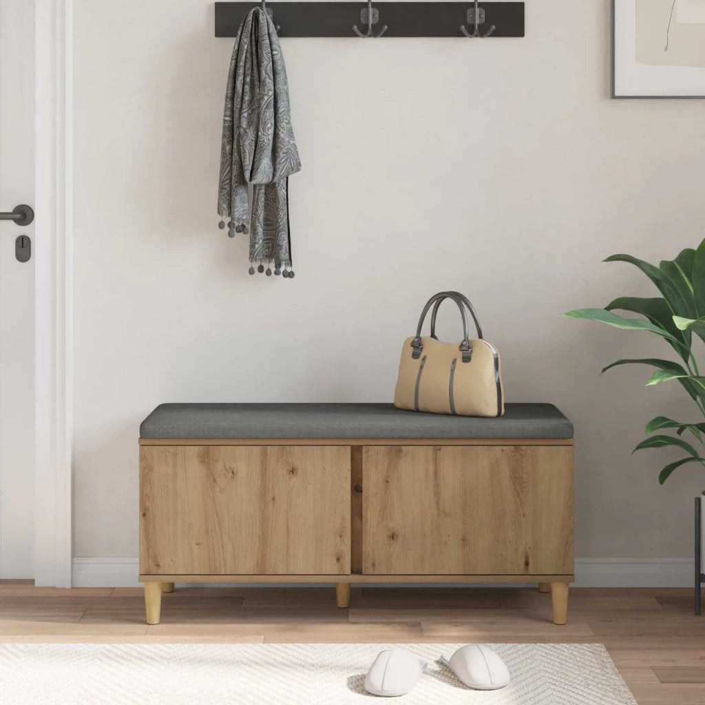 Panca per ingresso Rovere Artigianale 100 x 38 x 46 cm 891543