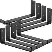 Sostegni Plank per Lavori in Legno - Sostegni Plank L - Sostegni Plank con Pennelli in Metallo - Pennelli in Acciaio Nero - Installazione Facile - Controllo di Qualità a 90 Gradi - Sostegni Plank
