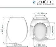 Fungezza del coperchio del water - Coperchio del water Chiusura Softclose - Coperchio del water in Duroplast/
