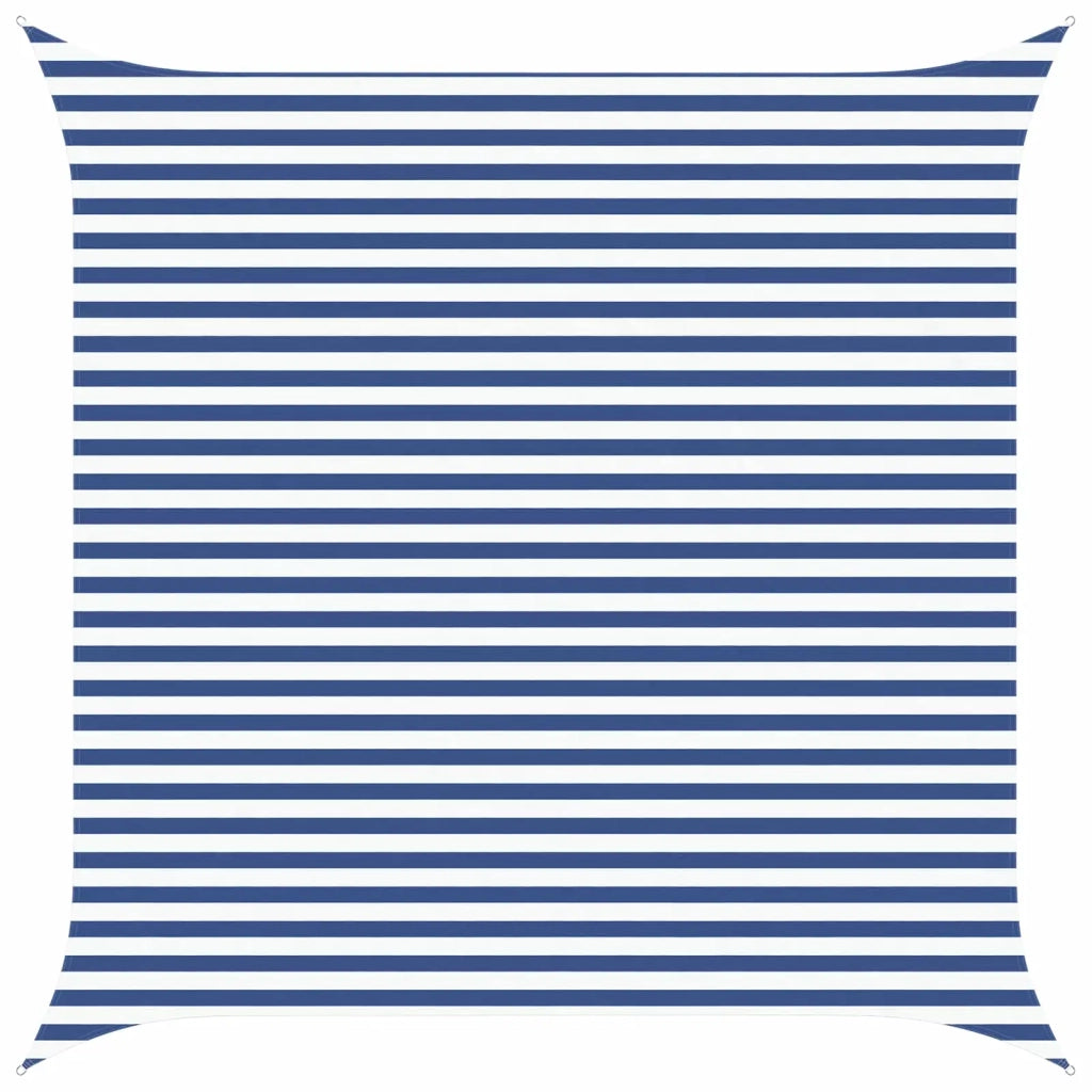 Vela da ombra solare Blu e Bianco 4 x 4 m
