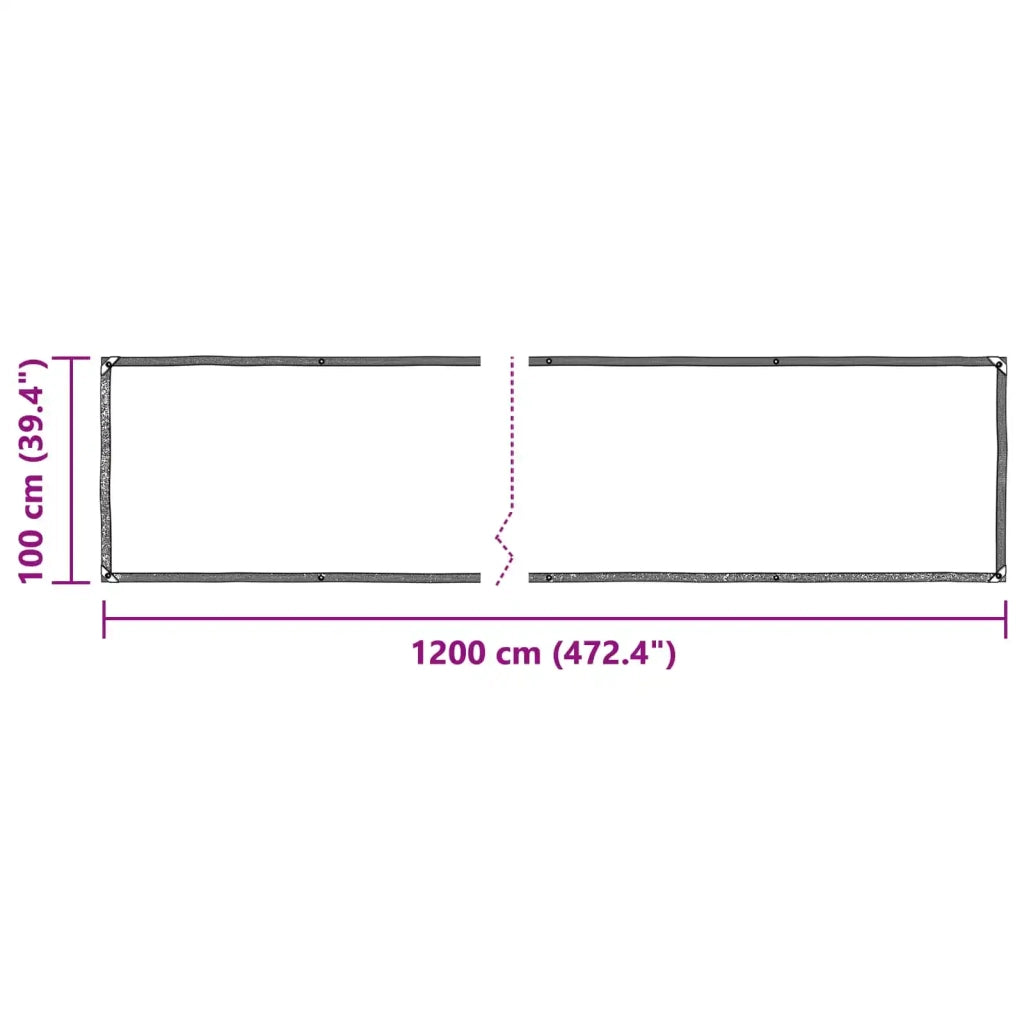 Copertura per Piante Trasparente 1 x 12 m PE CFW2059975