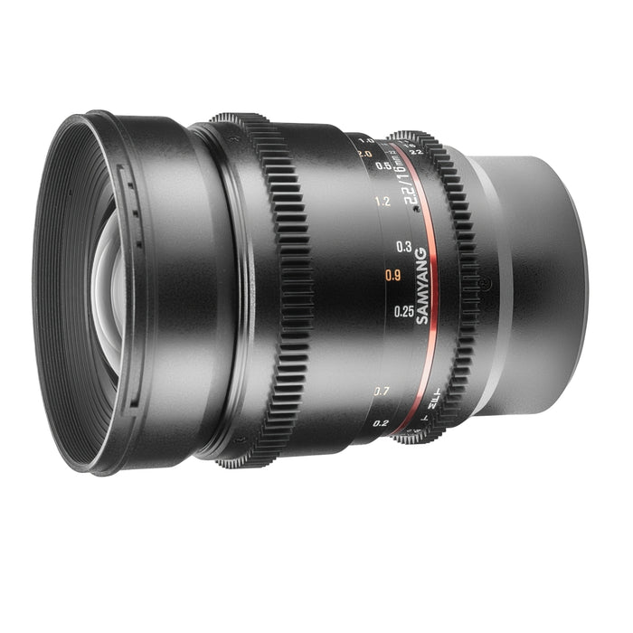 MF 16mm F2.0 APS-C per Sony E - obiettivo grandangolare professionale, angolo di campo di 80°, alta qualità dell'immagine, messa a fuoco e apertura manuali, 13 lenti multistrato