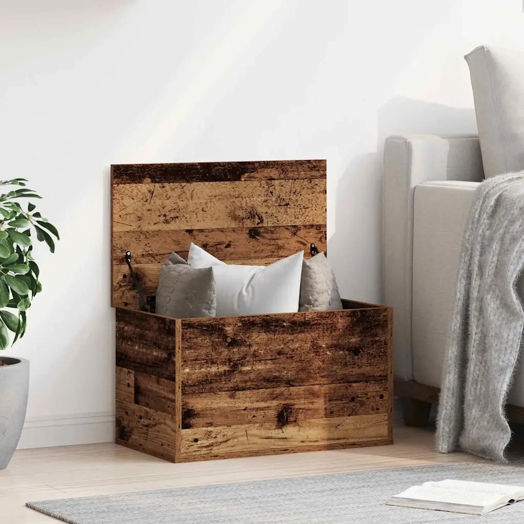 Scatola di Stoccaggio Legno vecchio 60 x 35 x 35 cm CFW4486813