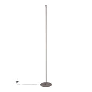 Ebony P/T Lampada da terra dimmerabile 28W LED 1000lm 3000K in alluminio finitura titanio - Gea Luce