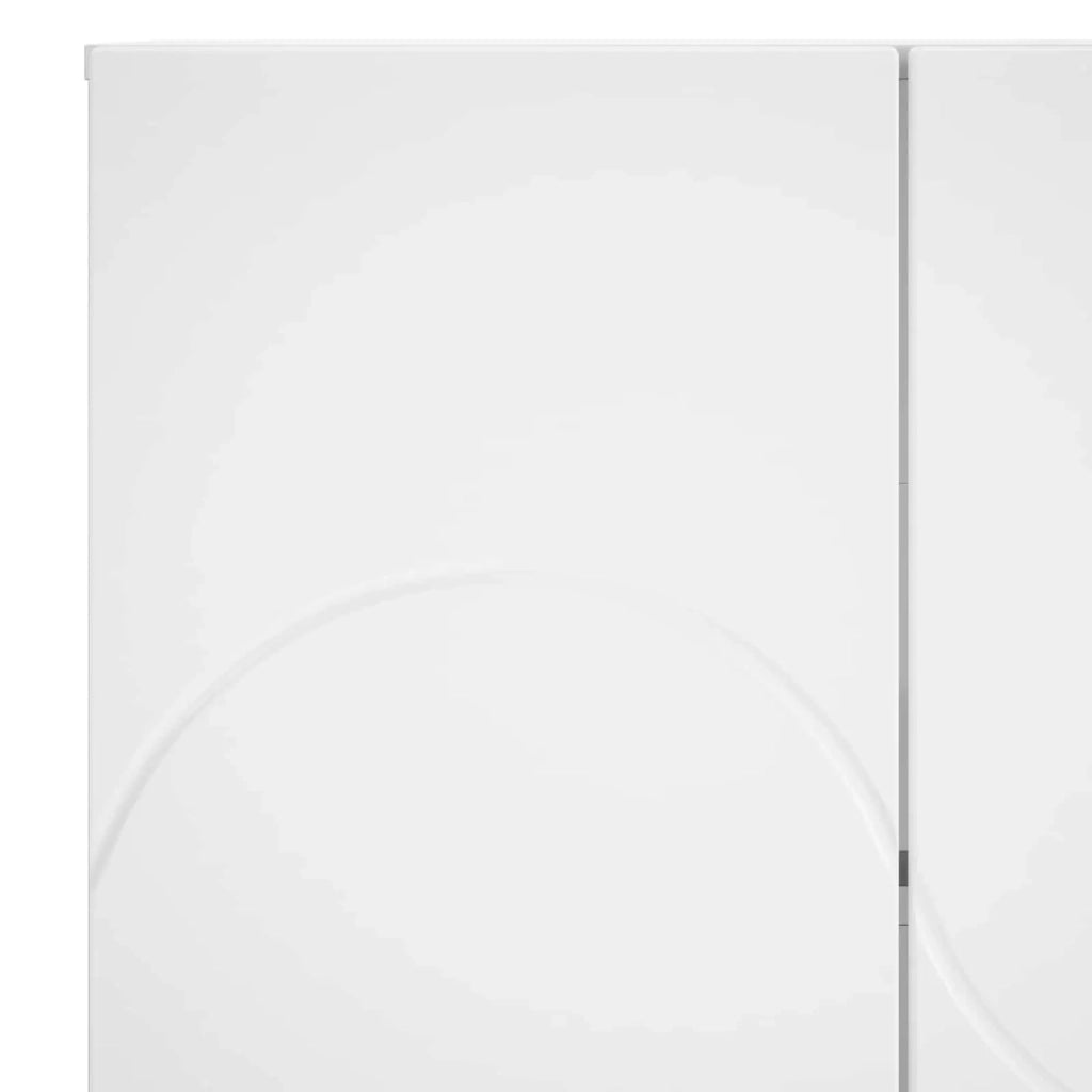 Credenza Bianco Lucido 67 x 34,5 x 75 cm Legno ingegnerizzato 8011535