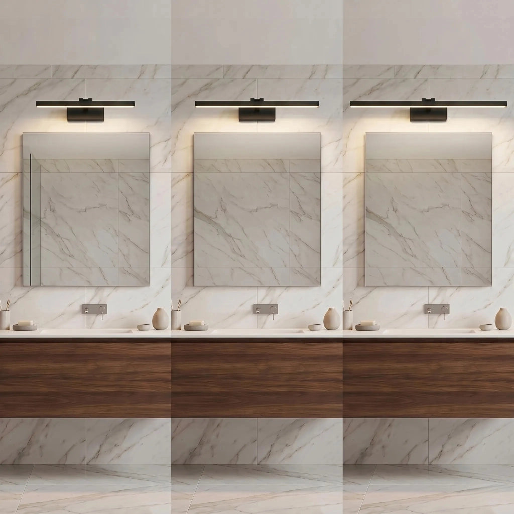 Applique Da Bagno Led APP1868-1W 80 Cm Black