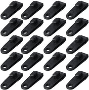 Clip di vela in nylon e plastica - 20 pezzi - clip di vela pesanti - 3 x 2,5 x 8 cm - clips di vela outdoor - clips di vela resistenti al vento