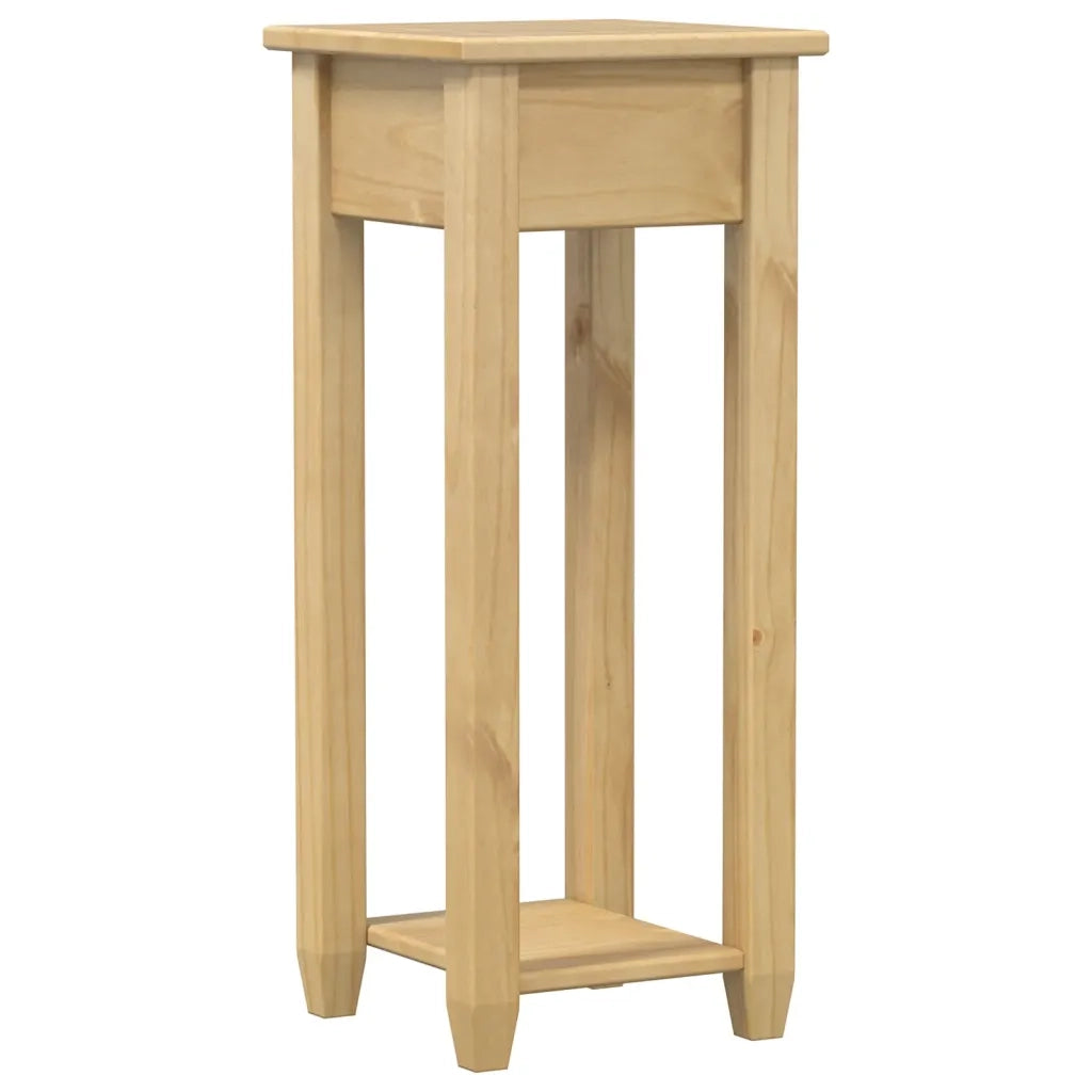 Porta piante | Sostegno per piante Corona 30x30x73 cm in Legno Massello di Pino
