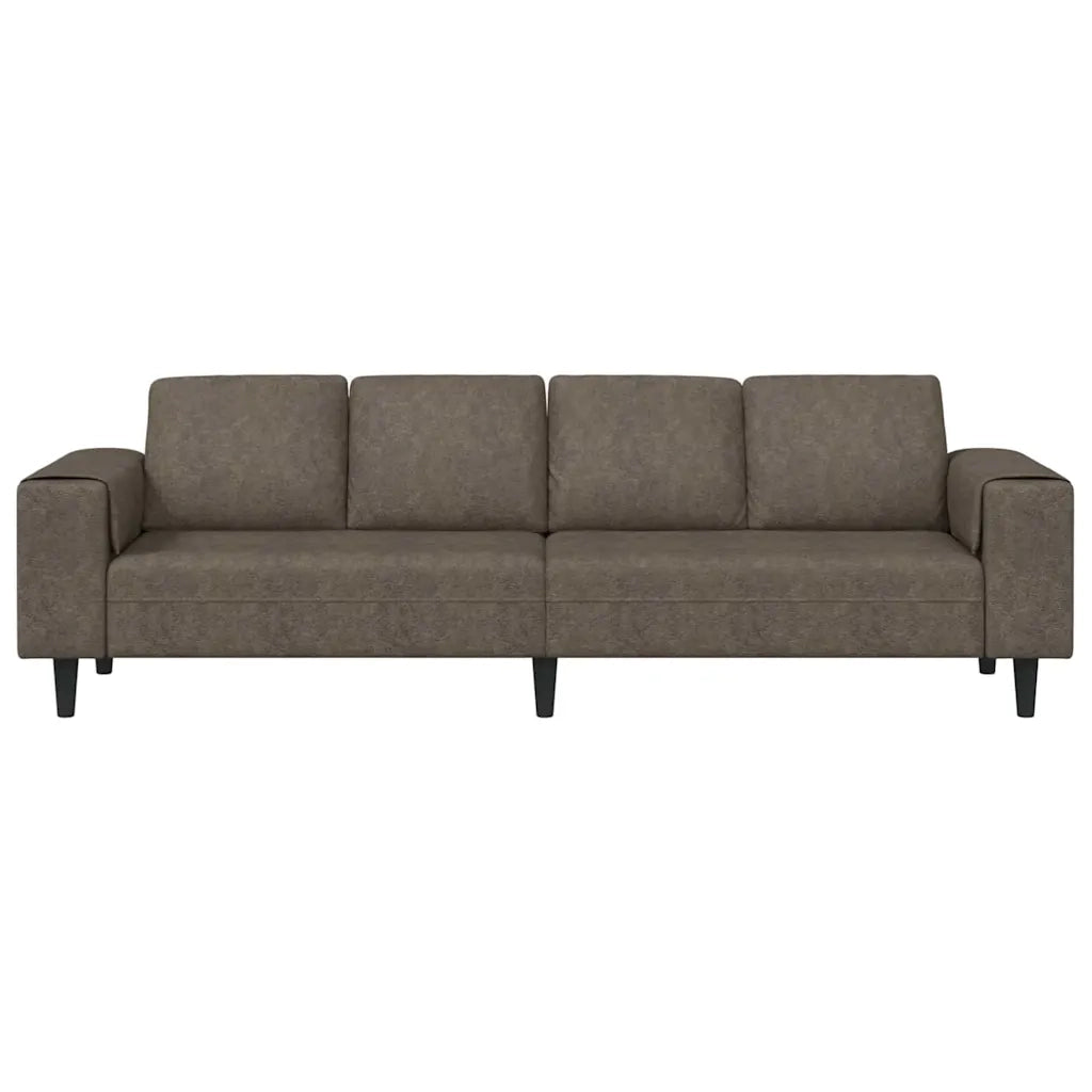Divano per Soggiorno Grigio scuro 250 x 77 x 76 cm 3335110