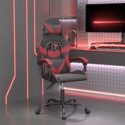Sedia Gaming Nero e Rosso Vino in Similpelle cod mxl 67295