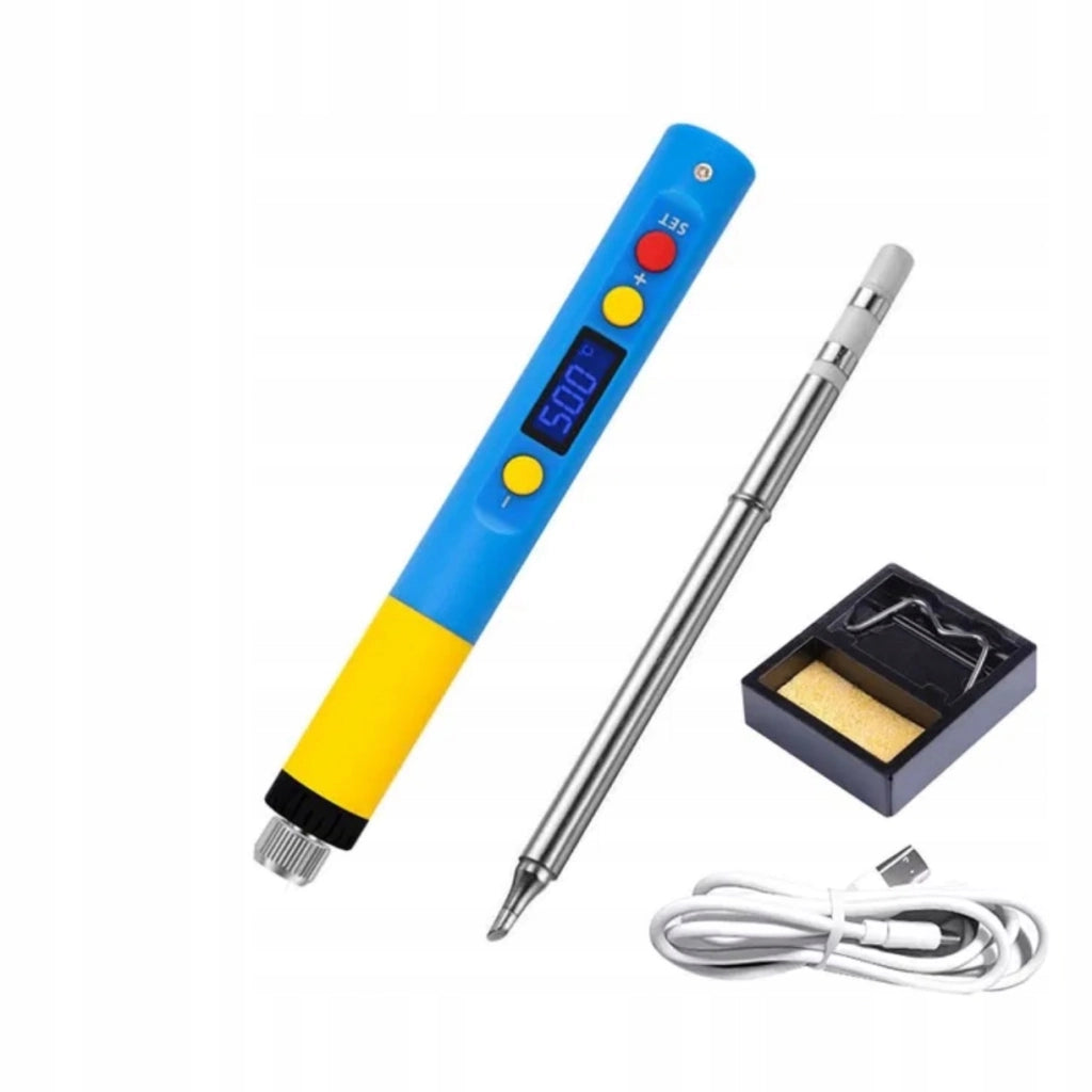 Saldatore Smart T65-BC2 – LCD 65W 500°C | USB-C, Powerbank | Elemento Riscaldante Ceramico, Auto-Ibernazione