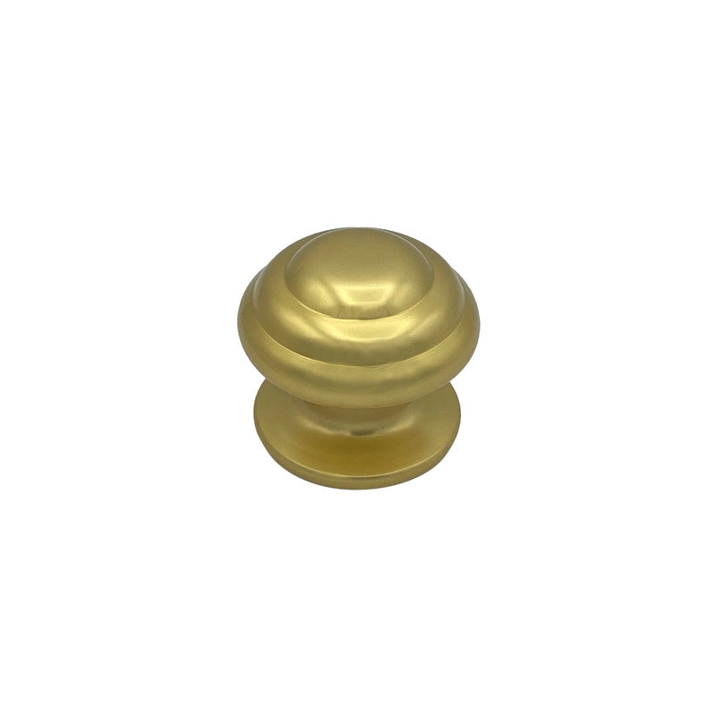 Pomolo fisso per porta SAGUATTI 178/80BB in alluminio oro lucido