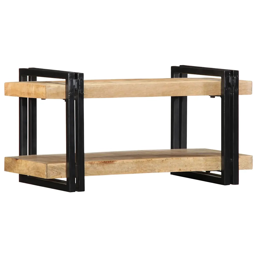Mensola da Parete 70x33x35 cm in Legno Massello di Mango Grezzo 4017482
