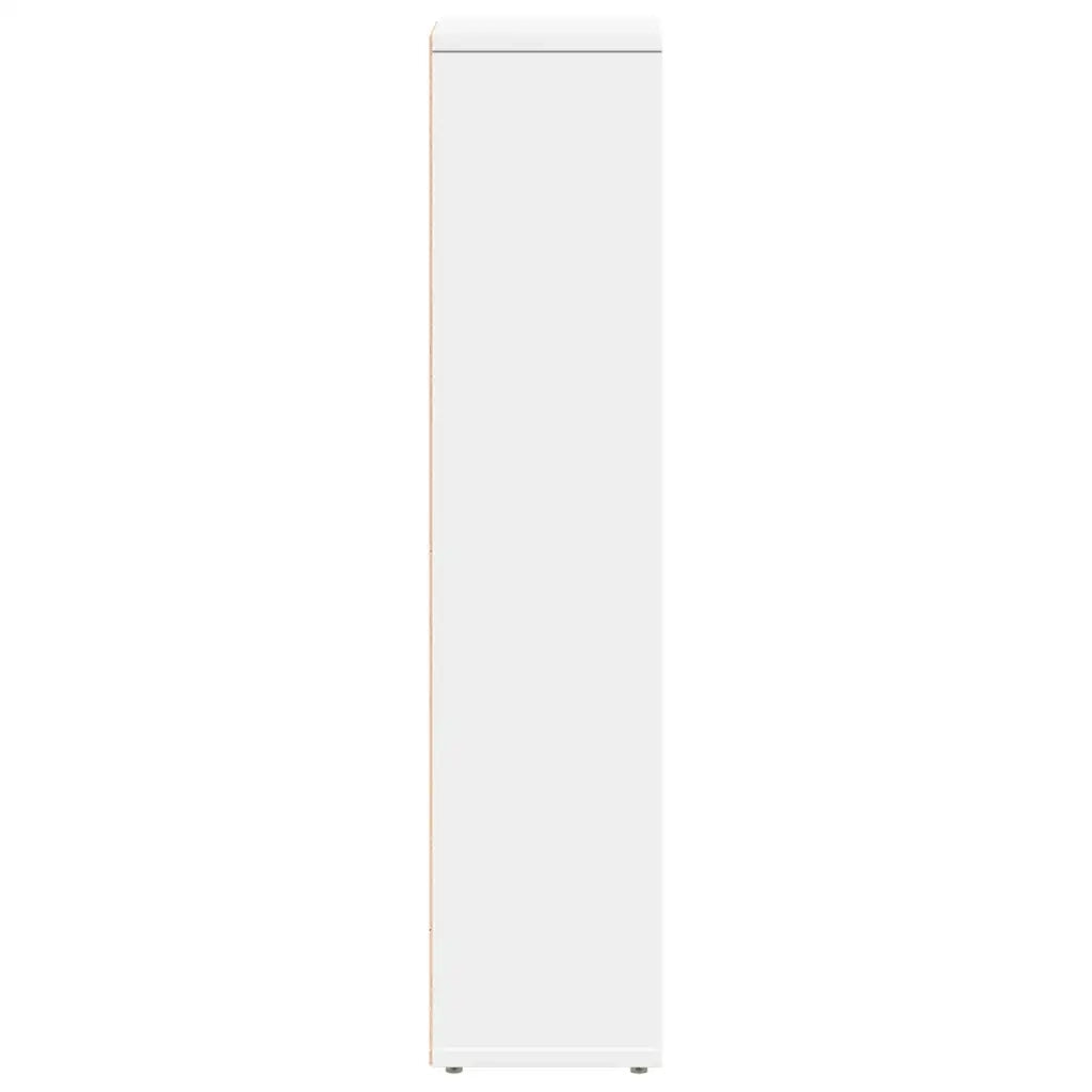 Mobile da Bagno con Portarotolo Bianco 20,5x20x90 cm