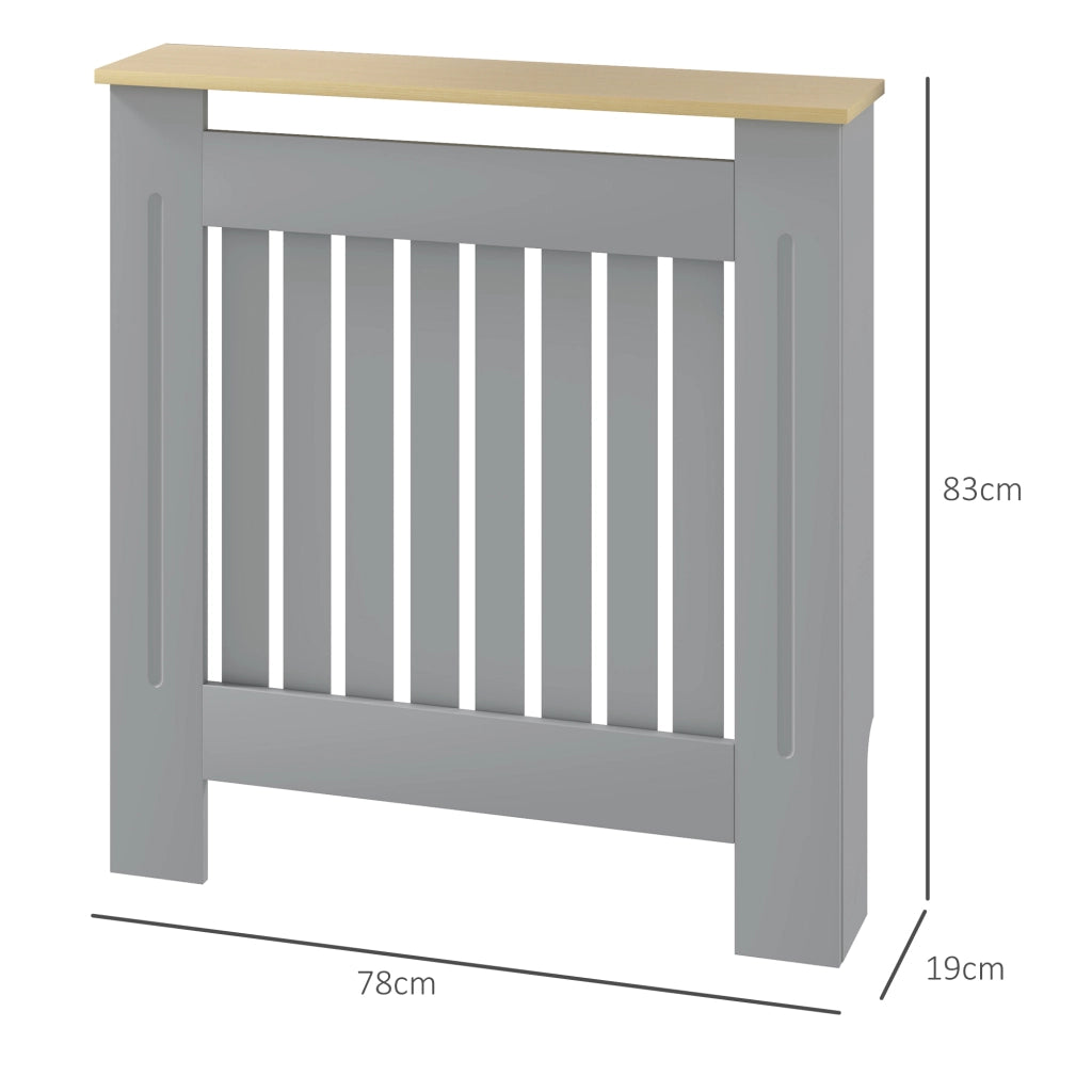 Tavolino da salotto ¨C zephmum ¨C 78x19x83 cm grigio e rovere