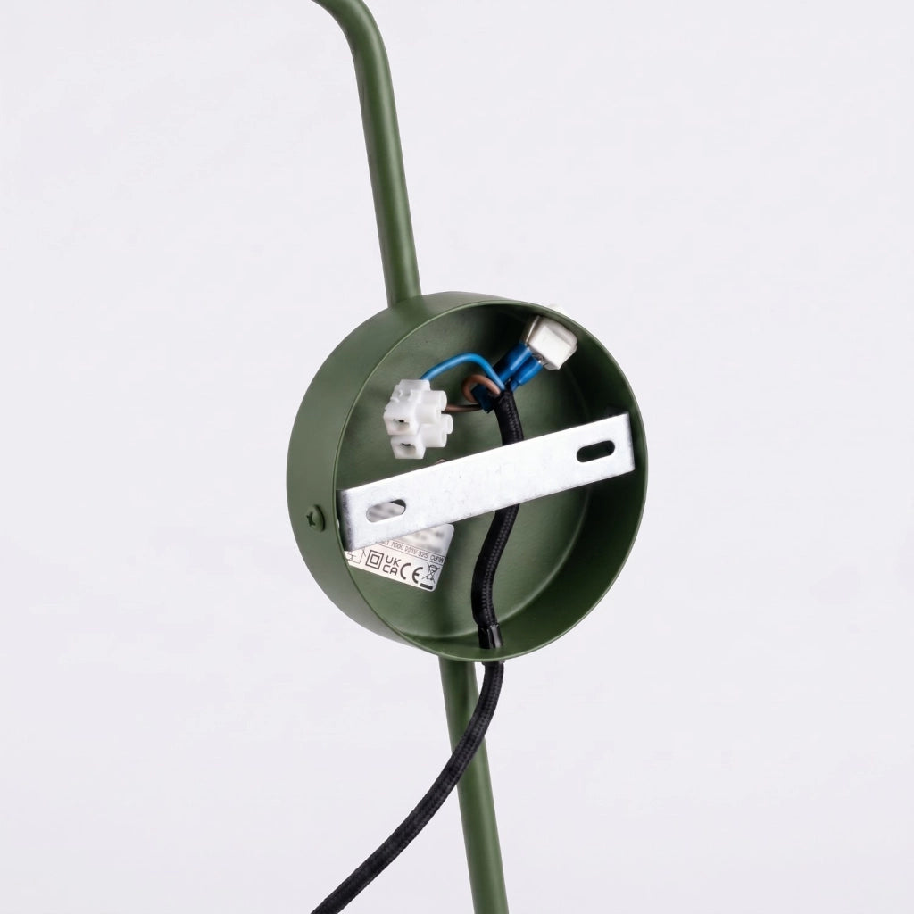 Applique NOX 1 verde oliva con interruttore