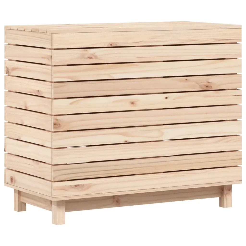 Cesto per Bucato 88,5x44x76 cm Legno Massello Pinocod mxl 131587