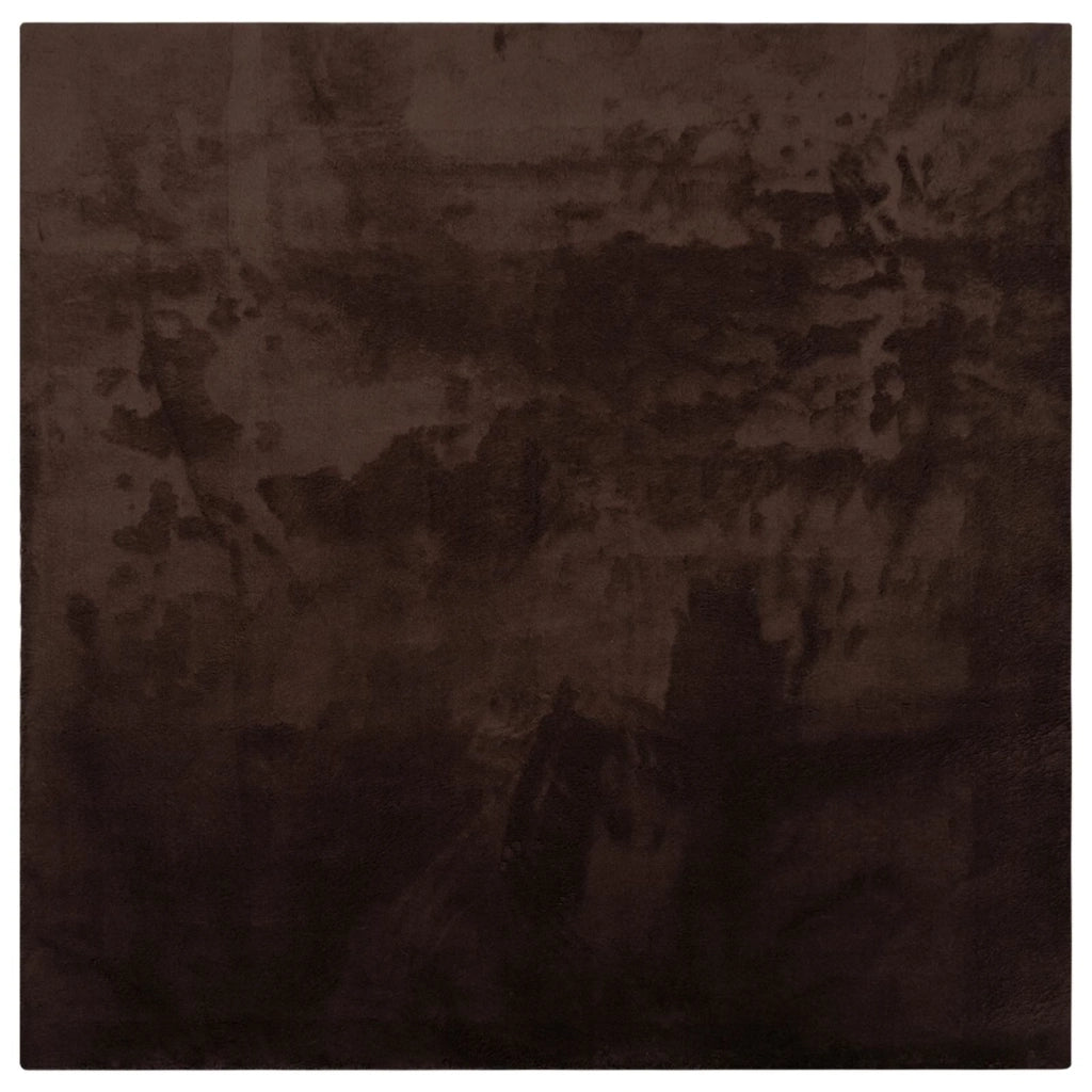 Tappeti per area Quadrato HUARTE Marrone 200 x 200 cm