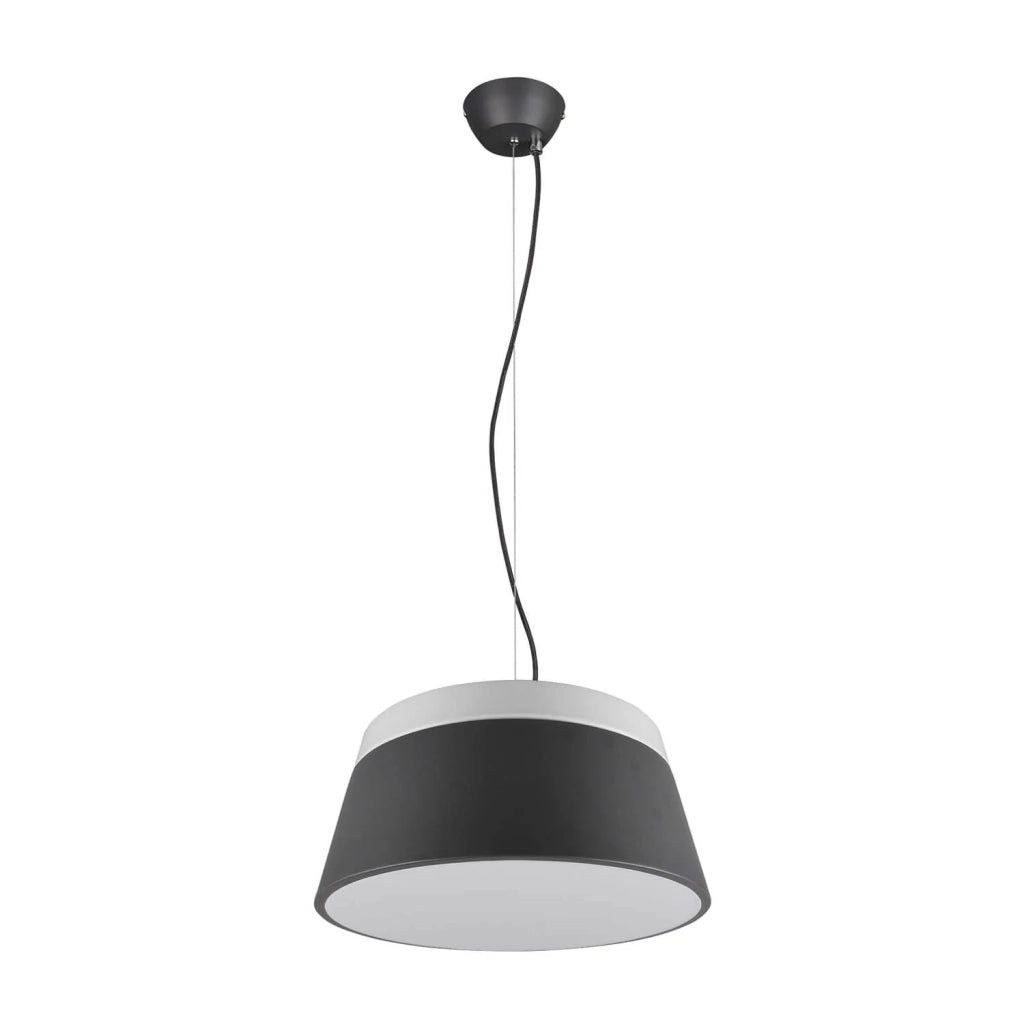 LÚZETE - LÁMPARA DE TECHO DUQUESA METAL NEGRO 45CM