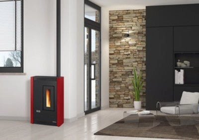 STUFA A PELLET KW 4,7 LUISELLA BORDEAUX NORDICA MC 126