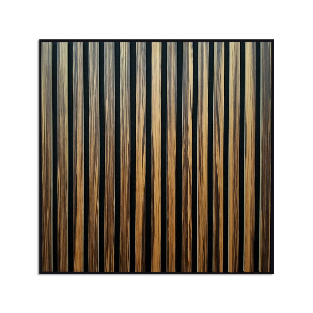 Pannello Fonoassorbente Effetto Legno AFRICA 60x60 cm – Spessore 18 mm Kit: 2 Pz