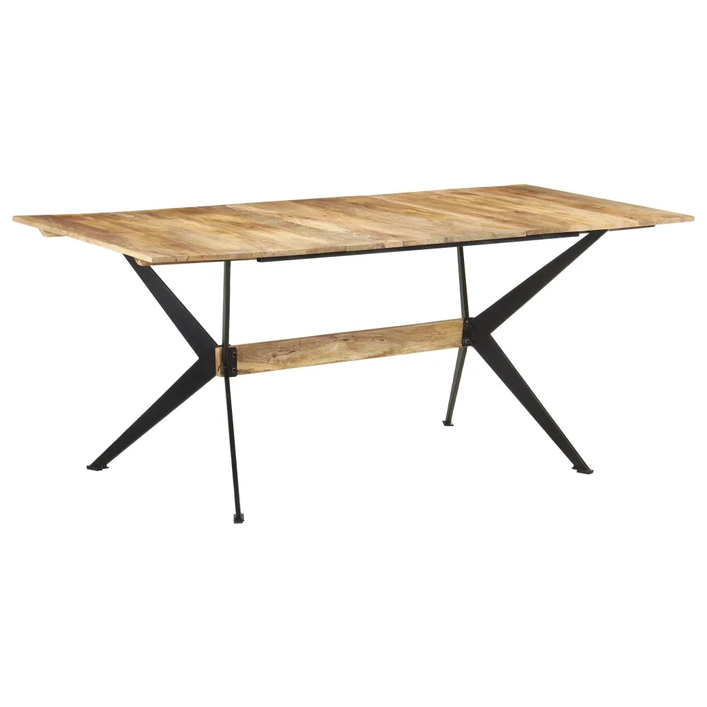 Tavolo da Pranzo 180x90x76 cm in Legno Massello di Mango  cod mxl 18316
