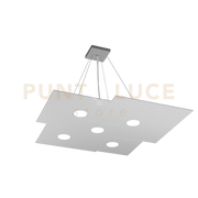 PLATE SOSPENSIONE 5 LUCI ATTACCO GX53 GRIGIO