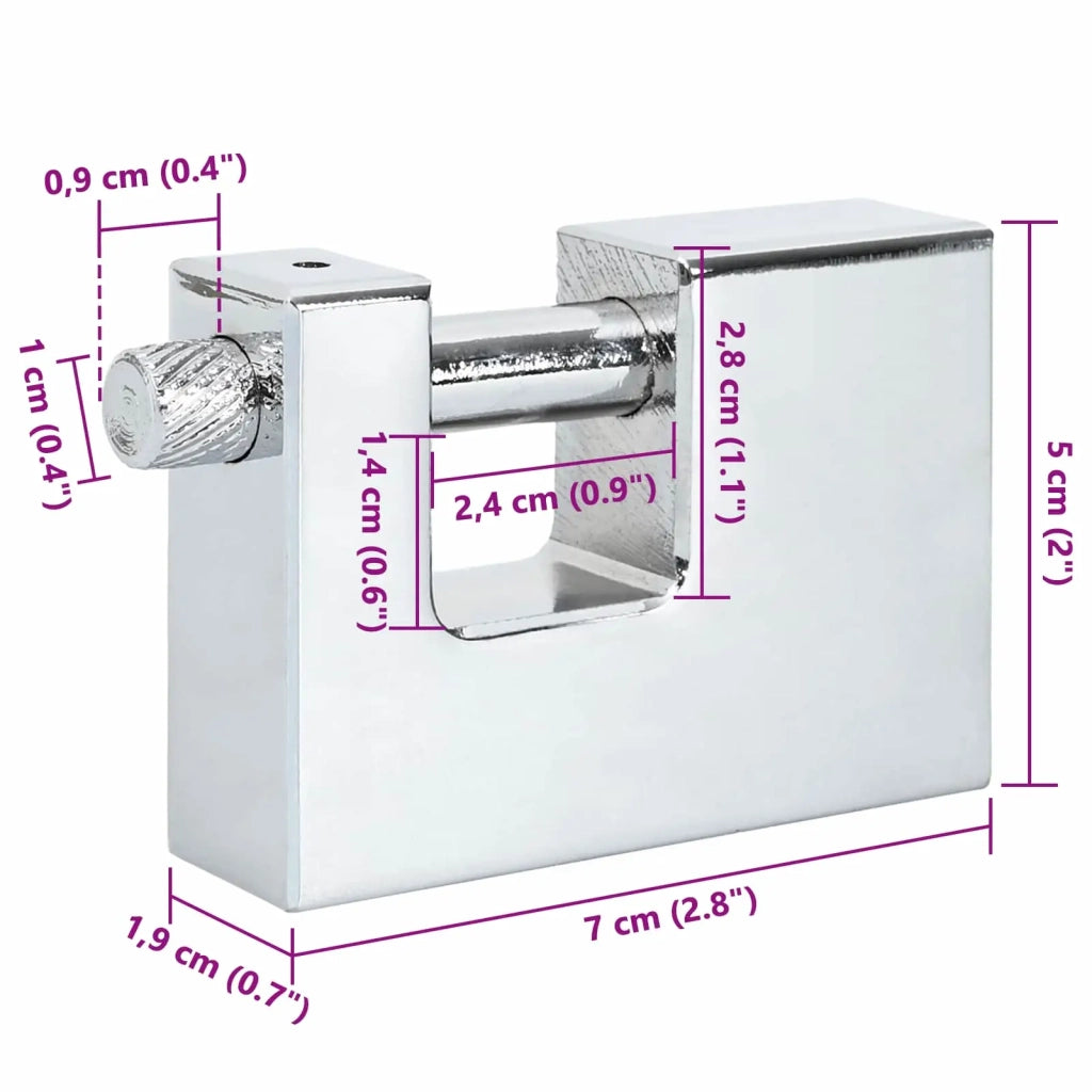 Lucchetto 12 pz Argento Acciaio CFW6829820