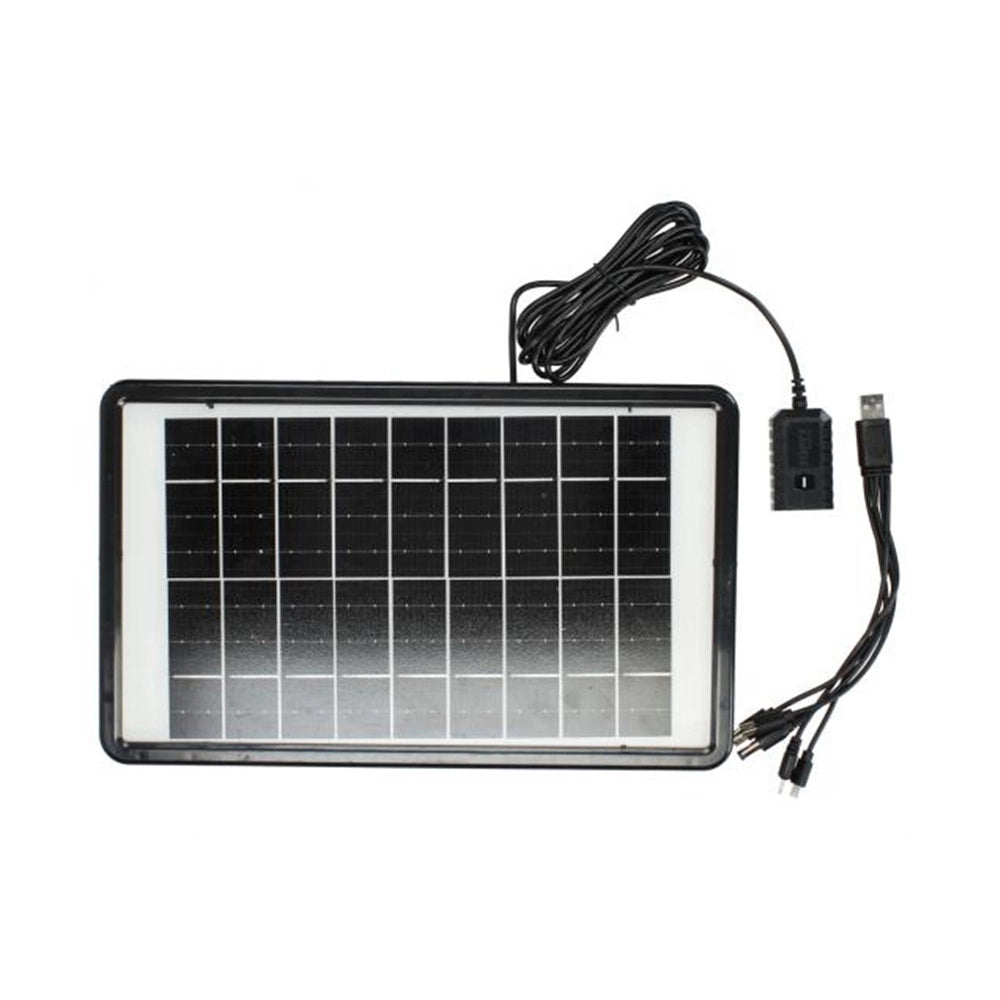 Trade Shop - Pannello Solare Caricabatterie Usb 5v 1,6a Ricarica Rapida Smartphone 8w Zo-710kc -