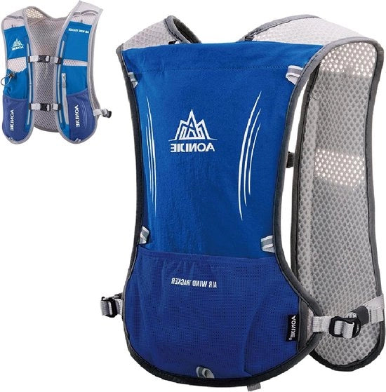 Vestito da Trail per Corse in Condizione di Prolungata Attività Fisica con Sacchetto per Bicicletta con Illuminazione - per Uomini e Donne - Camminata e Maratona