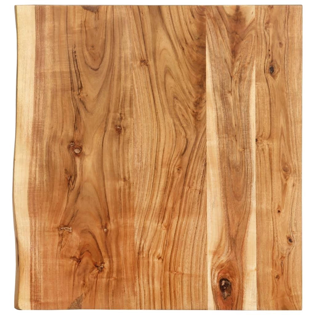 Piano lavabo per bagno mensola sospesa mensola per lavabo piano lavabo 58 x 55 cm acacia 02_0003425