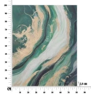 Dipinto Su Tela Greenery cm 80X2,8X100