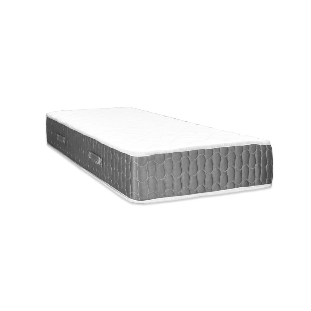 Materasso singolo 90x190x25H in schiuma poliuretanica e memory Palladio grigio