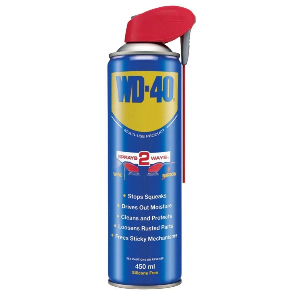 Trade Shop - Spray Lubrificante Multifunzione Wd40 Sbloccante Pulitore 450ml Smart Wd-40 -