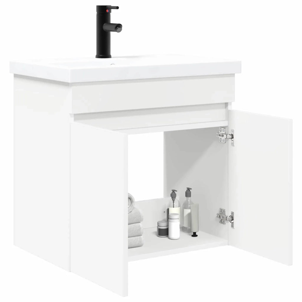 Mobile bagno con rubinetto Bianco 61 x 40 x 74,5 cm 889537