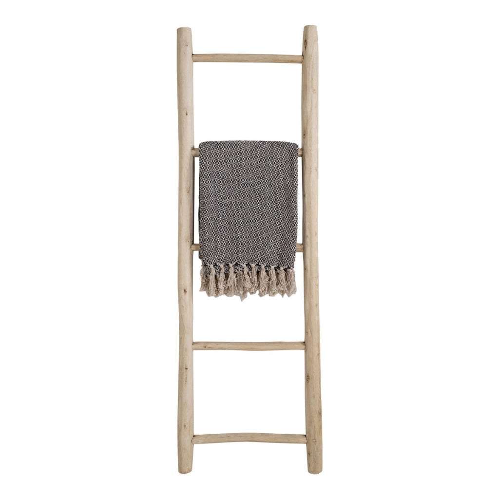 Scala Decorativa Porta Asciugamani Ladder, Marrone, Legno, 5x50x150 cm