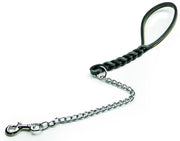 Utilia Pet GUINZAGLIO IN CUOIO DOPPIA TRECCIA CON CATENA cm. 60 col. Assortiti